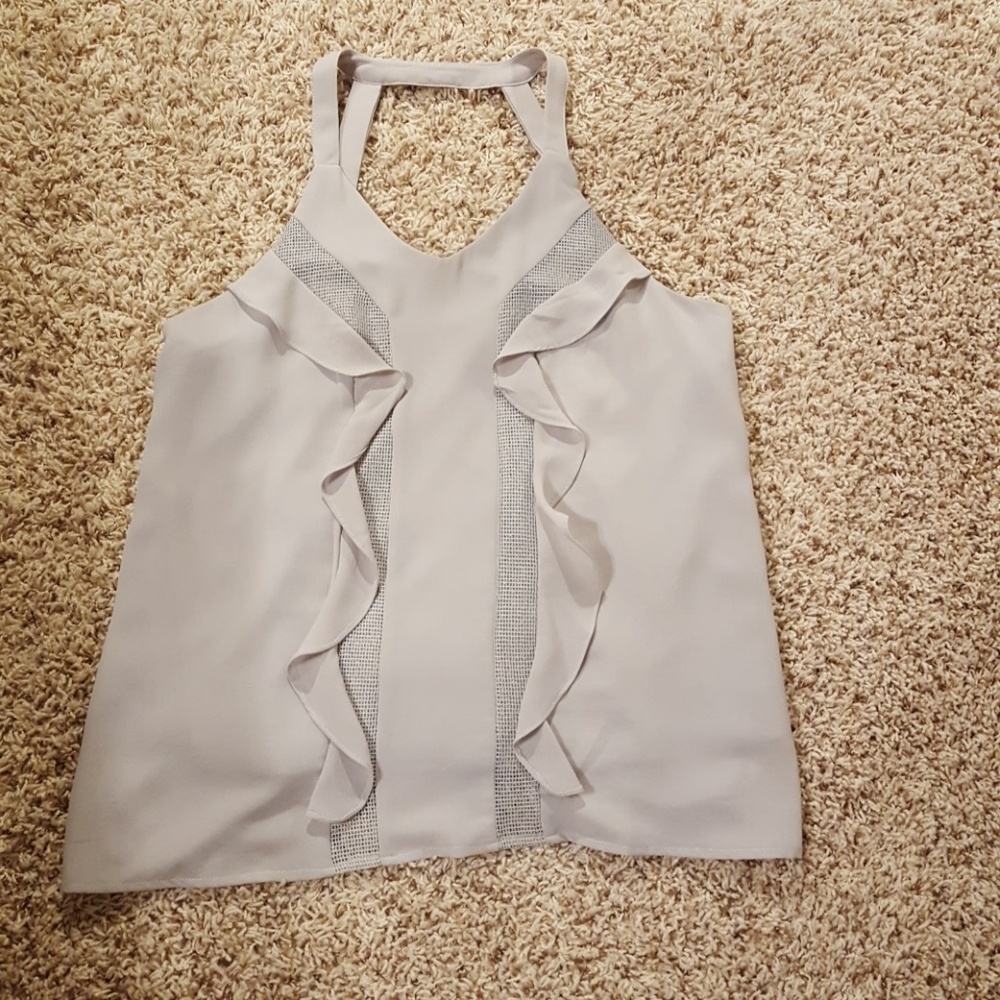 Size small, gray halter top